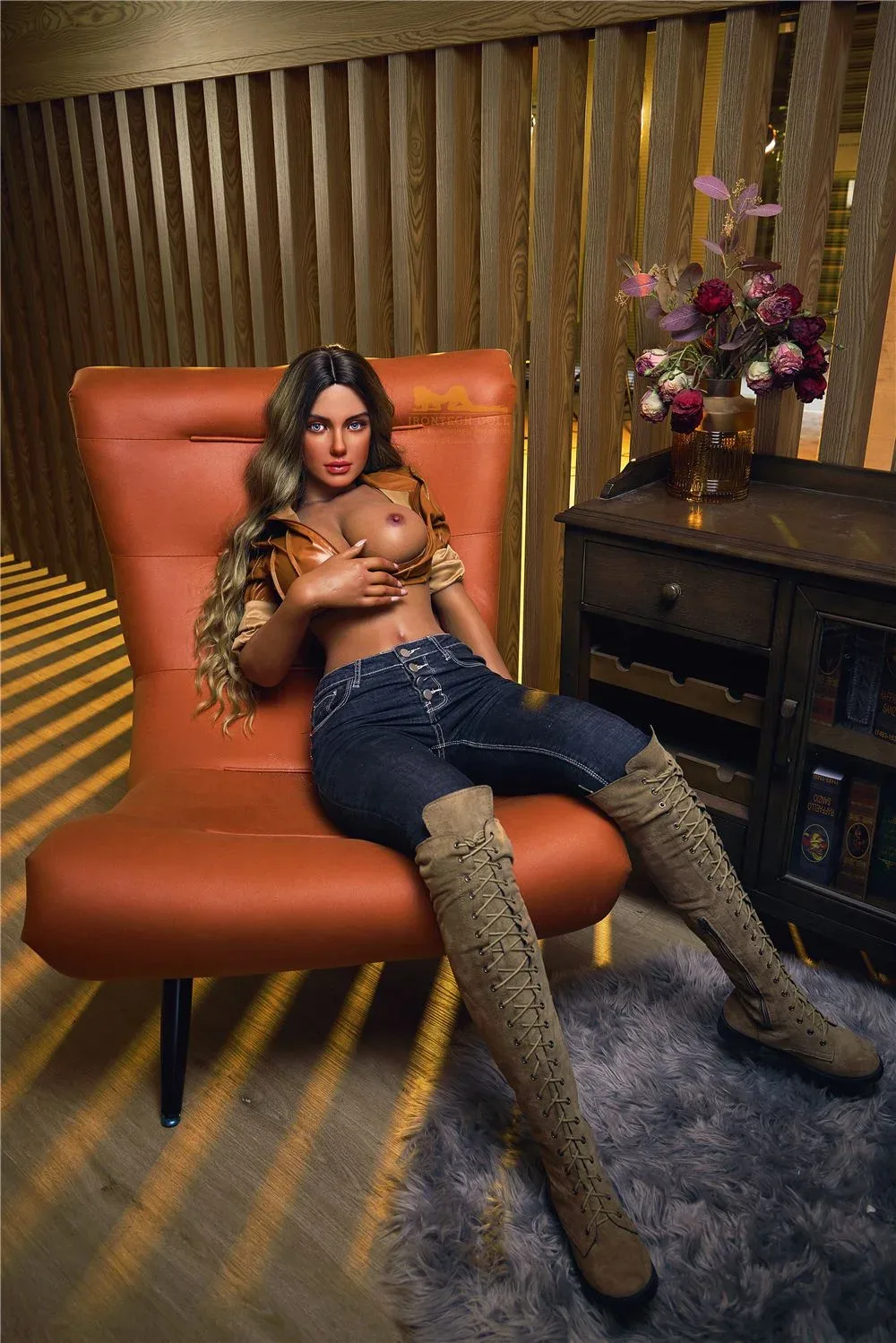 Luna Tanned S17 165cm Silicone Sex Doll view 8