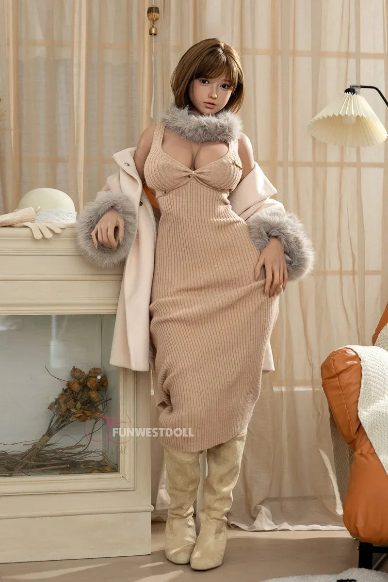 Amy 157cm G (Real Skin Texture+Movable Jaw) Silicone Sex Doll