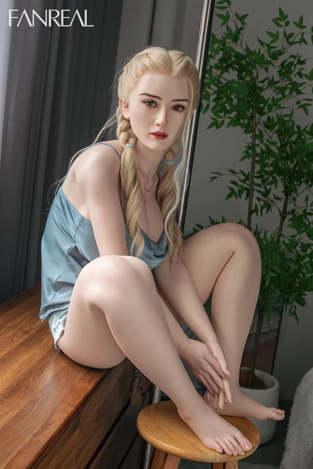 Ling 159F Fair Silicone Sex Doll view 4