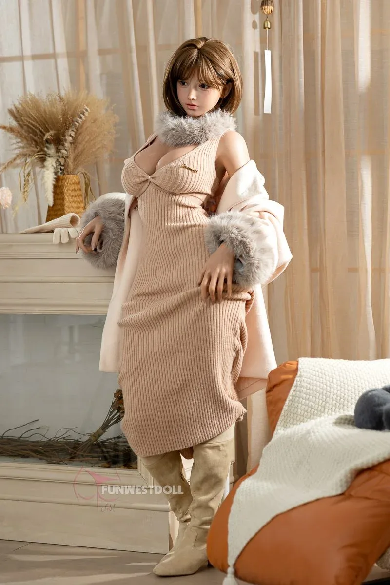 Amy 157cm G (Real Skin Texture+Movable Jaw) Silicone Sex Doll view 6