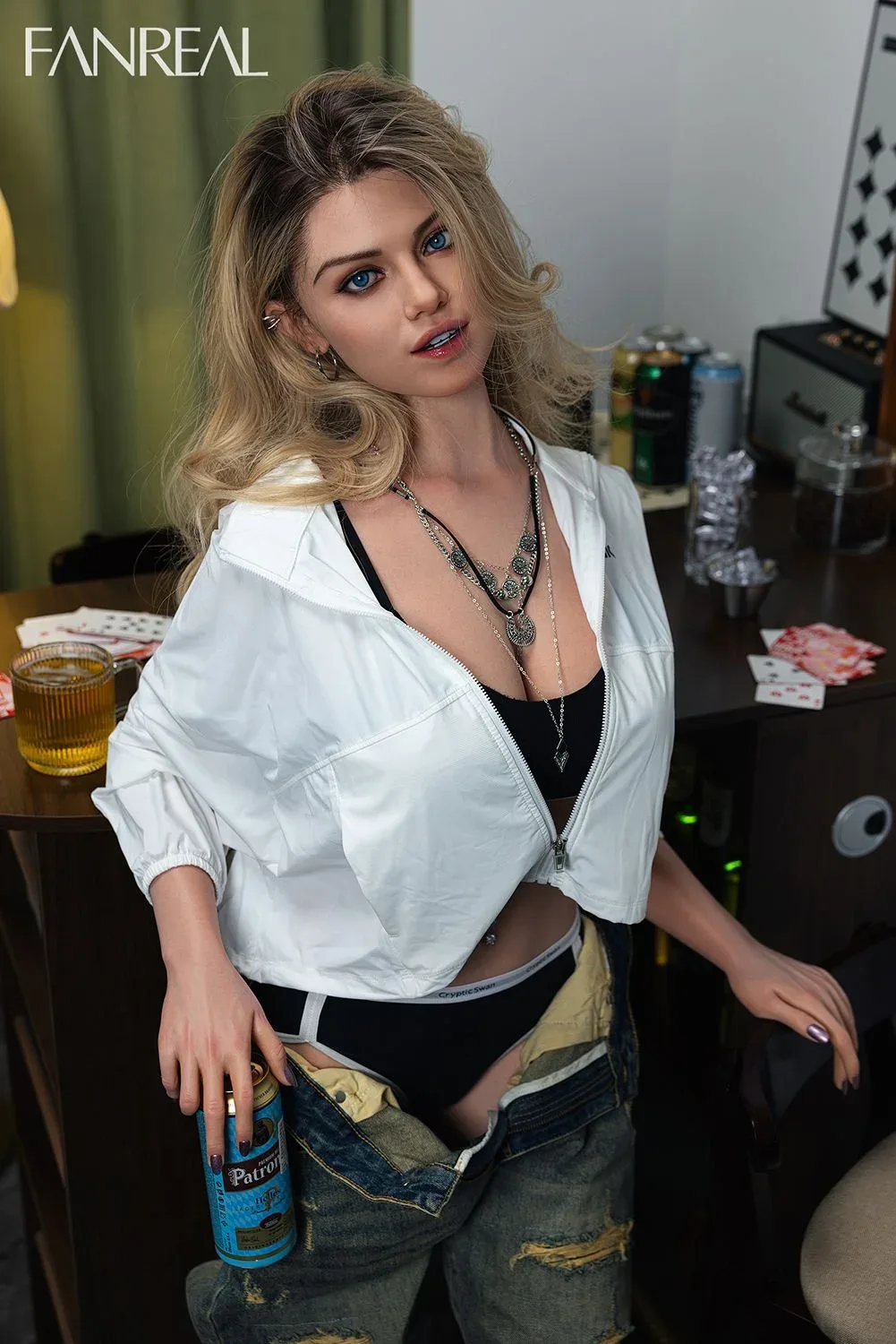 Maria 168F B-tan Silicone Sex Doll