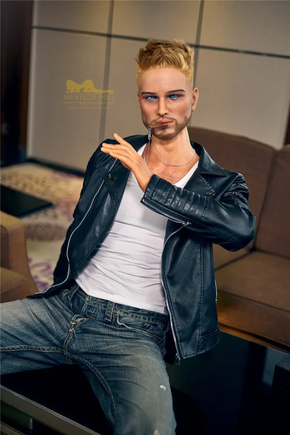 Kevin M1 Tanned 176cm Silicone Sex Doll view 4