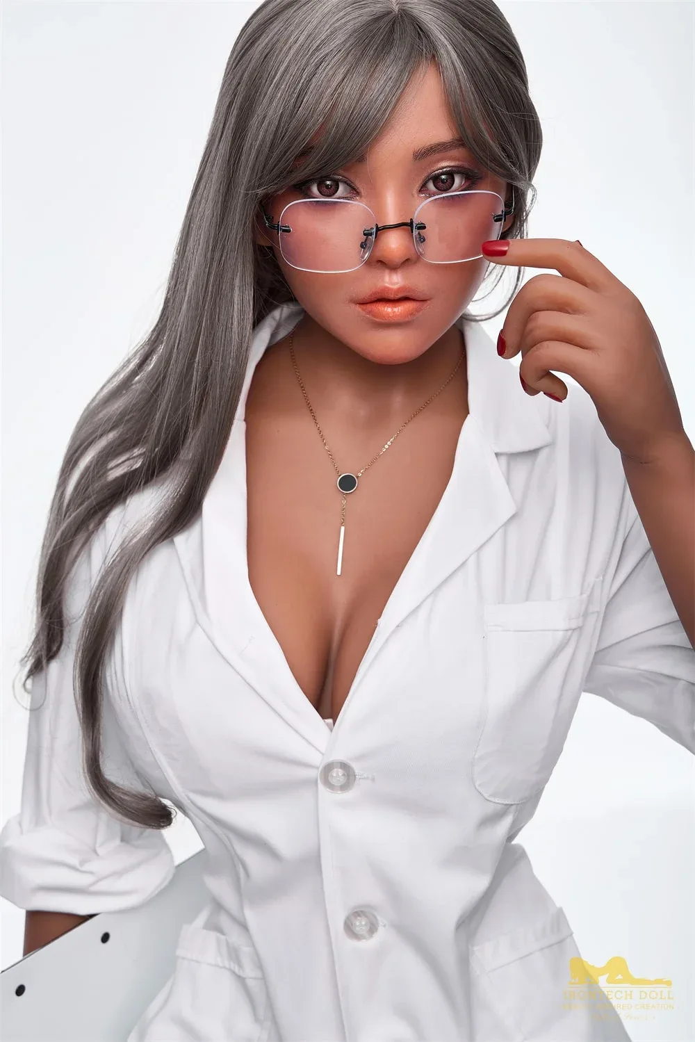 Eileen Dark Tanned S40 164cm Hybrid Sex Doll view 7