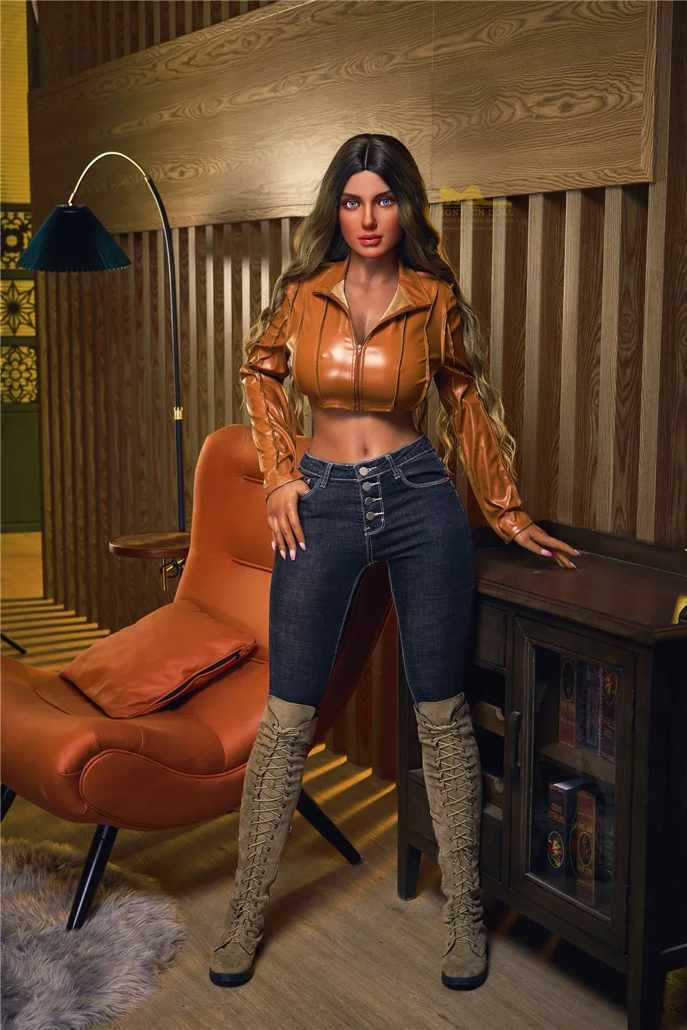 Luna Tanned S17 165cm Silicone Sex Doll view 2