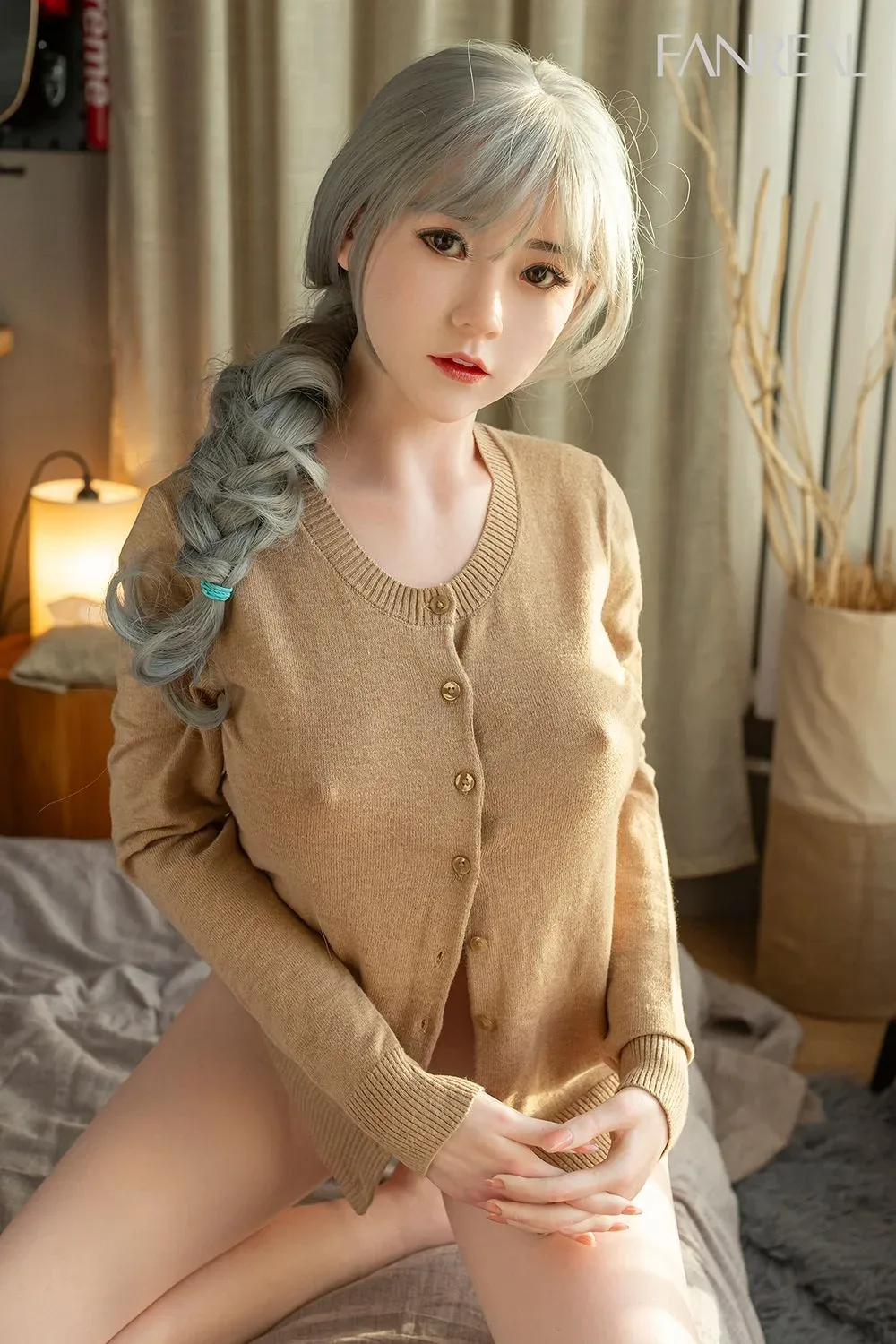 Qian 157D Fair Silicone Sex Doll view 5